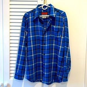 Burton plaid button up